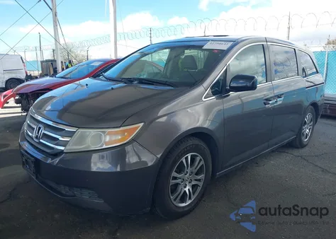 2012 Honda Odyssey Ex-L from USA, damaged, VIN 5FNRL5H68CB036755